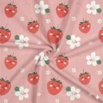 Lycra Estampada Morangos e Flores - Image 2
