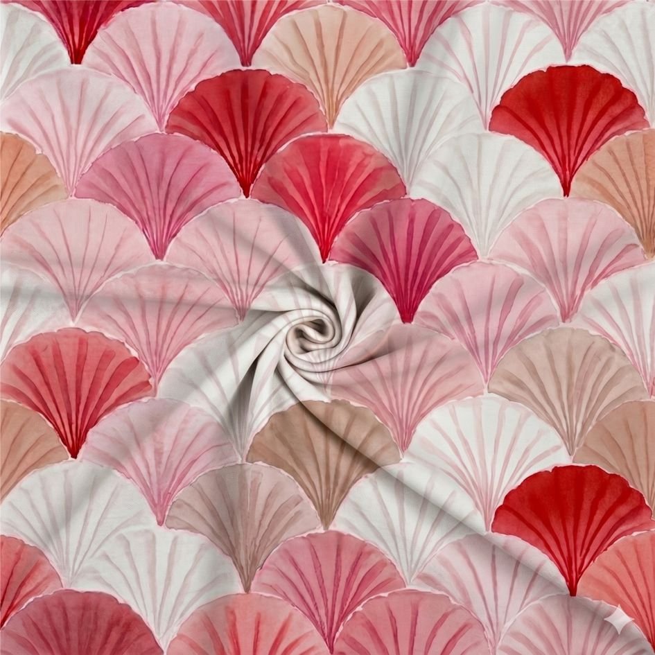 Tecido Lycra Ondas Pink a Violet Fabrics