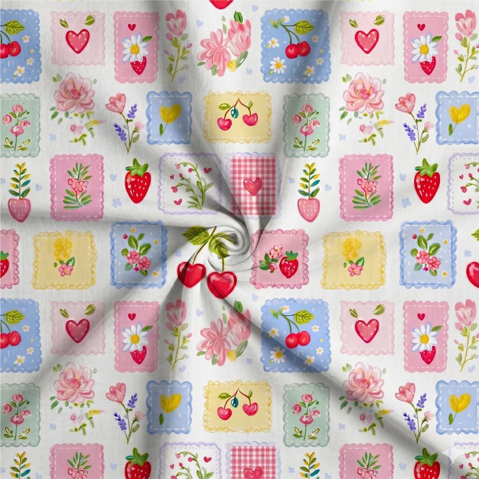 Tecido Lycra Patch s Violet Fabrics