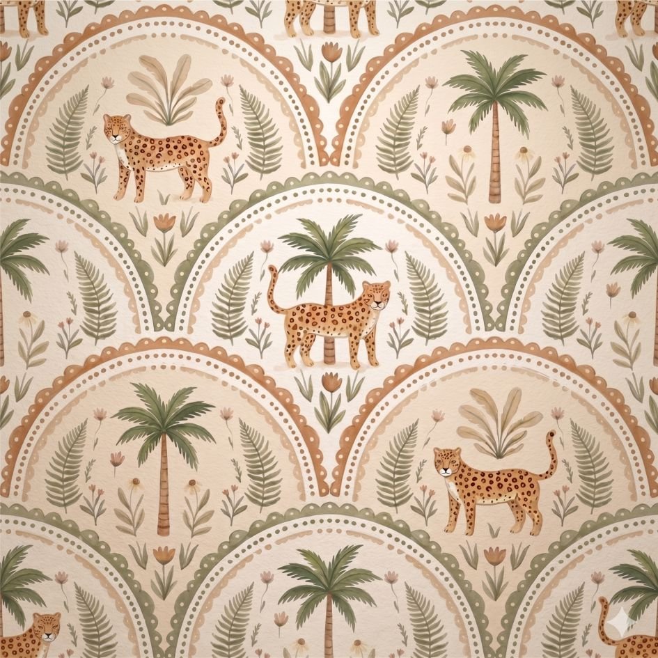 Tecido Lycra Pinta Leo Safari a Violet Fabrics