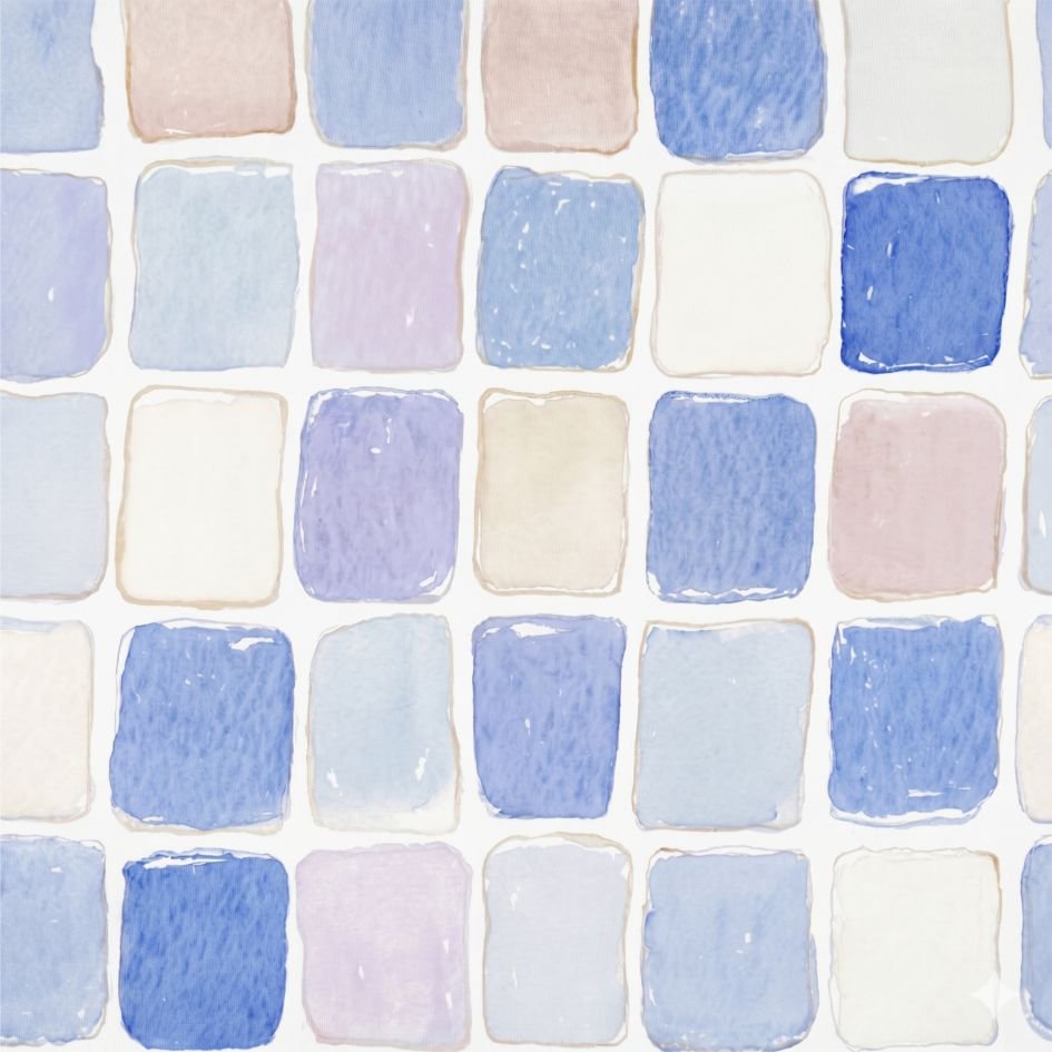 Tecido Lycra Quadrados a Violet Fabrics