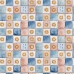 Lycra Estampada Quadrados Sol