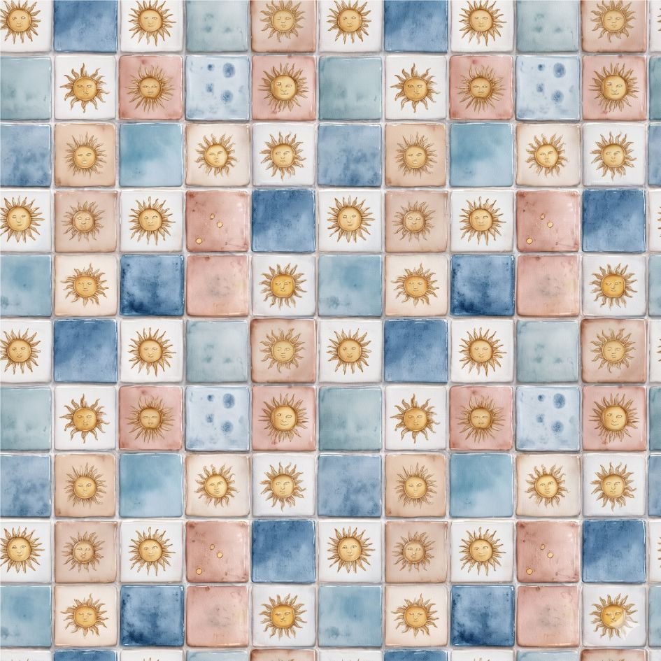 Tecido Lycra Xadrex Sol a Violet Fabrics