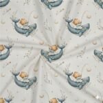 Popeline Baleia e Ursinho - Branco - Image 2