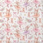 Popeline Coelhinha Bailarina - Branco