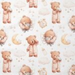 Popeline Ursinho Bons Sonhos - Branco