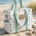 Tecido Nylon Impermiavel Elefantes - Branco - Image 3