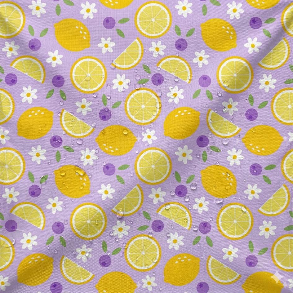 Tecido Tecido Nylon Impermiavel Limoes o Violet Fabrics