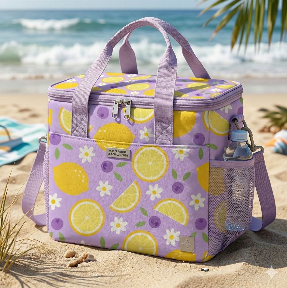 Tecido Tecido Nylon Impermiavel Limoes Violet Fabrics