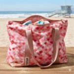 Tecido Nylon Impermiável Ondas Pink - Rosa - Image 3