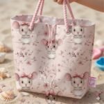 Tecido Nylon Impermiável Ratinhos - Rosa - Image 3