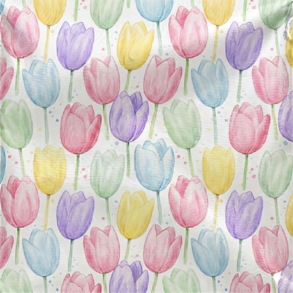 Tecido Tecido Nylon Impermiavel Tulipas a Violet Fabrics