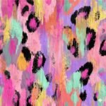 Licra Estampada Leopardo Abstracto