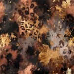 Licra Estampada Leopardo Abstrato