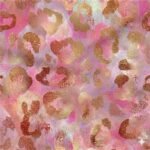 Licra Estampada Leopardo Rosa Dourado