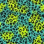 Licra Estampada Leopardo Verde Manhas Amarelas