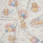 Popelines Balões Coelhinhos - Branco - Image 2