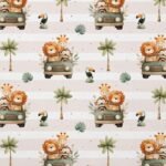 Popelines Safari Jeep - Branco
