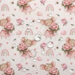 Tecido Nylon Impermeável Ratinha e Arco Íris