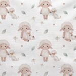Tecido Nylon Impermeável Ovelhinha e Patinho – Branco - Image 2