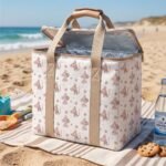 Tecido Nylon Impermeável Ratinhos e Biscoitos – Branco - Image 3