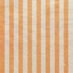 Tecido Nylon Impermeável Riscas Laranja Claro e Cru - Image 2