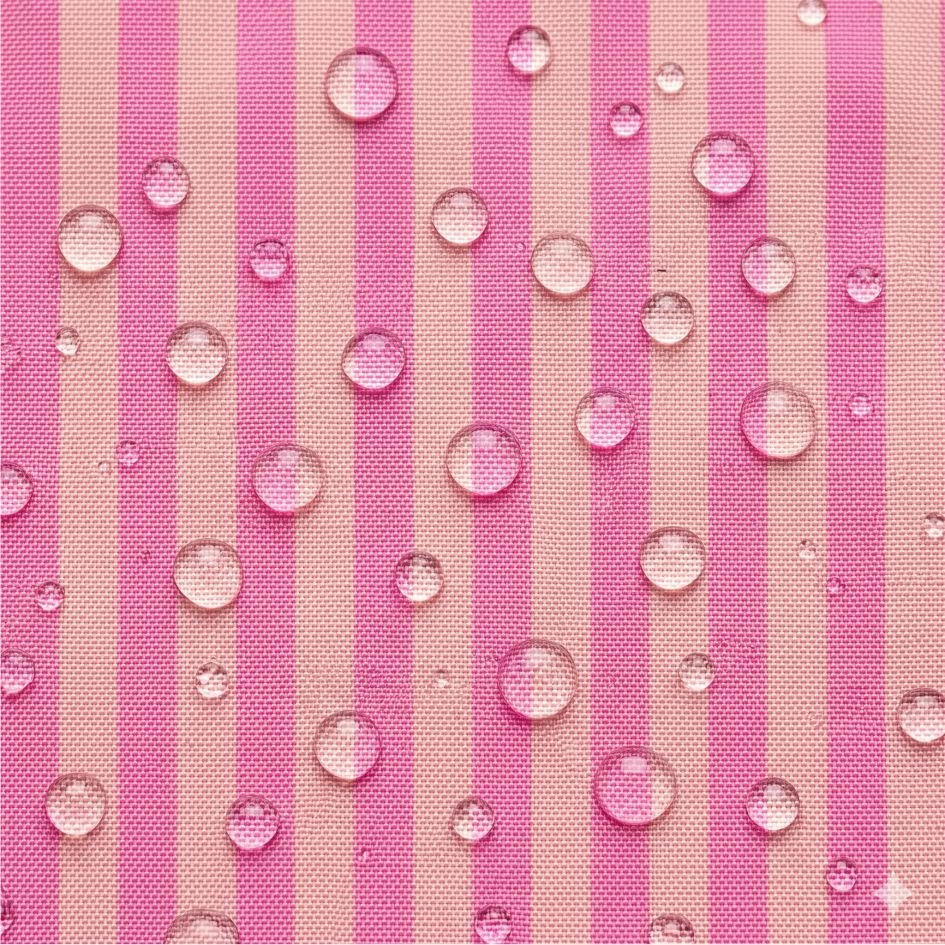 Nylon Riscas Rosa Forte e Rosa Claro Tecido Nylon Impermeável Riscas Rosa Forte e Rosa Claro - Image 1