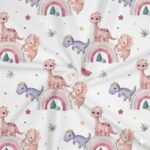 Popeline Dinossauros - Branco - Image 2