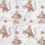 Popeline Ratinhos e Biscoitos - Branco - Image 2