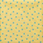 Tecido Nylon Impermeável Bolas 1cm Amarelo e Turquesa - Image 2