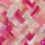 Tecido Nylon Impermeável Pinceladas Rosa - Image 2