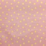 Tecido Nylon Impermeável Bolas 1cm Rosa Claro e Amarelo - Image 2