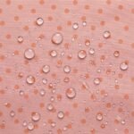 Tecido Nylon Impermeável Bolas 1cm Rosa Claro e Rosa Coral