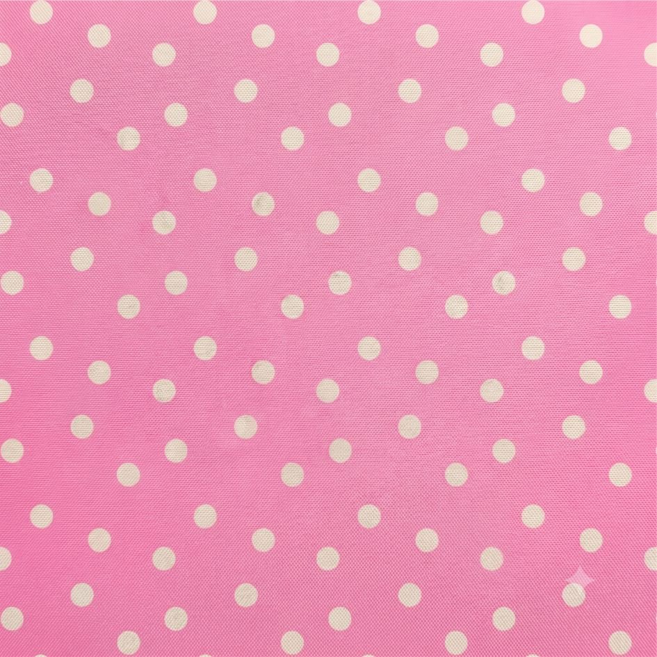 Tecido Tecido Nylon Impermeavel Rosa e Cru a Violet Fabrics