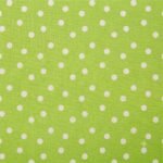 Tecido Nylon Impermeável Bolas 1cm Verde Alface e Cru - Image 2