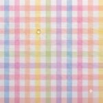 Tecido Nylon Impermeável Xadrez Pastéis - Image 2