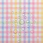 Tecido Nylon Impermeável Xadrez Pastéis