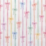 Tecido Nylon Impermeável Riscas com Laços - Image 2