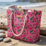 Tecido Nylon Impremeável Tropicar Rosa - Image 3