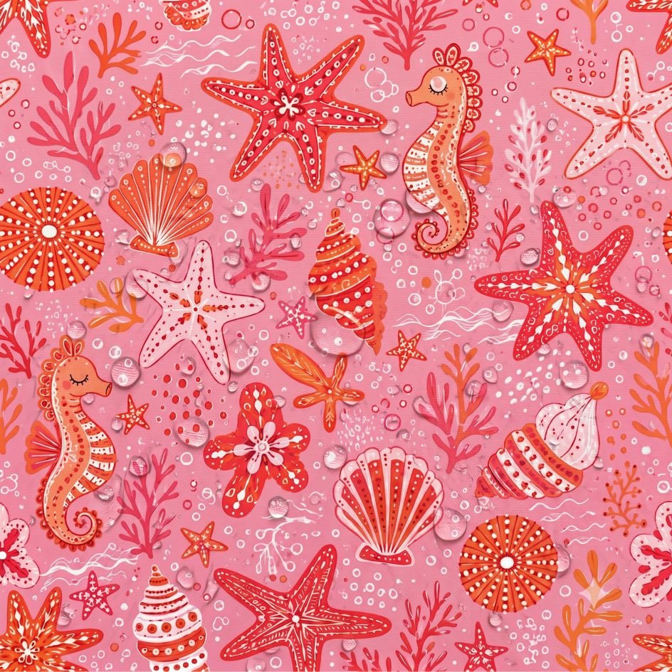 Tecido Nylon Impermeável Animais do Mar Tecido Nylon Impermeável Animais do Mar - Image 1