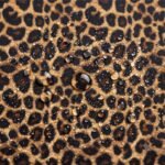 Tecido Nylon Impermeável Animal Leo Bege