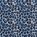 Tecido Nylon Impermeável Animal Leo Azul Ganga - Image 2