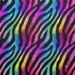 Tecido Nylon Impermeável Animal Zebra Multicolor - Image 2