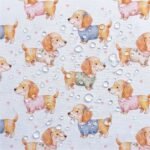 Tecido Nylon Impermeável Cãozinhos