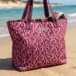 Tecido Nylon Impermeável Pincelada Rosa - Image 3