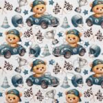 Tecido Nylon Impermeável Ursinho e Carros
