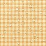 Tecido Nylon Impermeável Vichy 1,50 cm Amarelo Claro e Laranja Claro