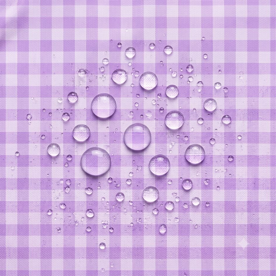 Tecido Tecido Nylon Impermeavel Vichy Lilas claro e Lilas f Violet Fabrics