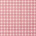 Tecido Nylon Impermeável Vichy 1,50 cm Rosa Bebé e Cru - Image 2