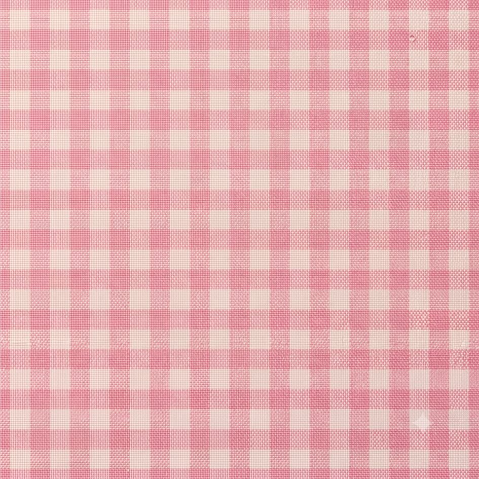 Tecido Tecido Nylon Impermeavel Vichy Rosa Bebe e Cru Violet Fabrics